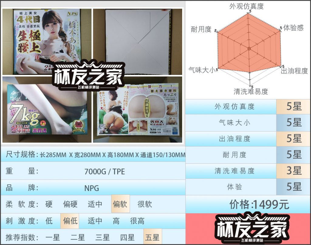 “极上美女—桥本有菜” NPG极上生腰四代桥本有菜（经典臀模）评测/5星推荐[db:副标题]-萌次元